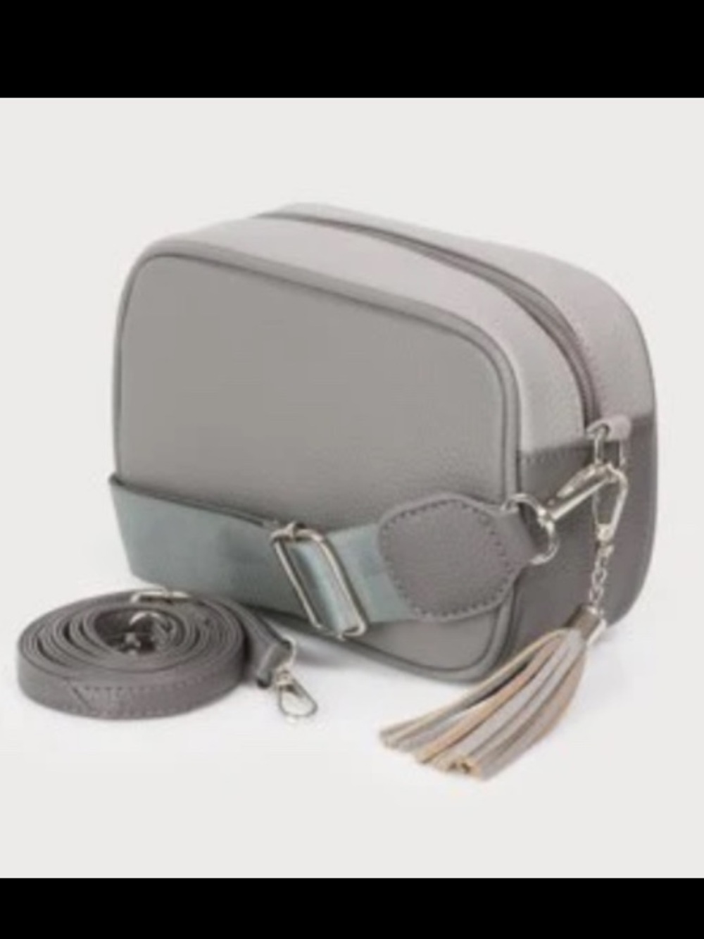 Grey Caracol crossbody bag With two adjustable shoulder straps NWT
